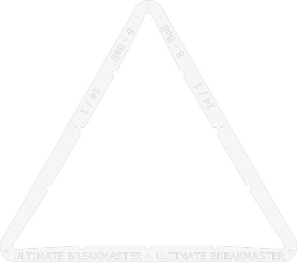 8  Ball Verein und Turnier Set &aacute; 10 Folien-Schablonen